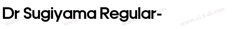 Dr Sugiyama Regular字体转换